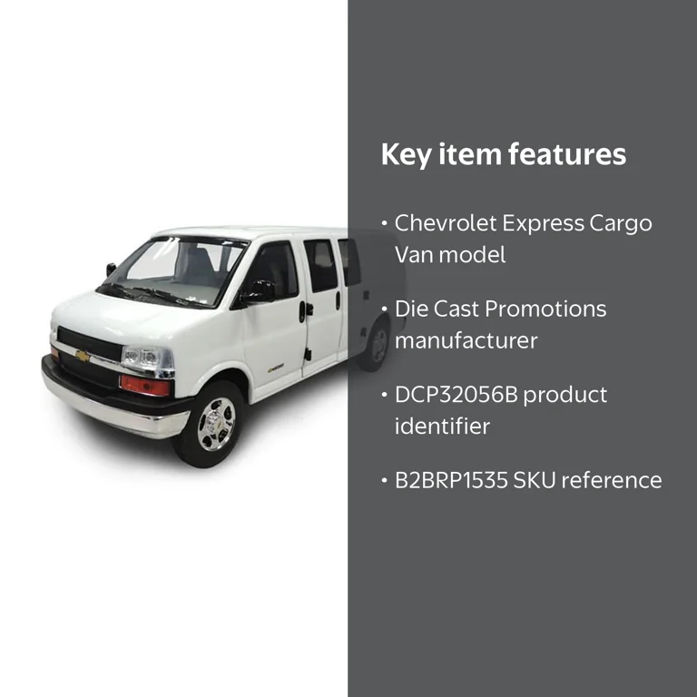 Die Cast Promotions DCP32056B Chevrolet Express Cargo Van