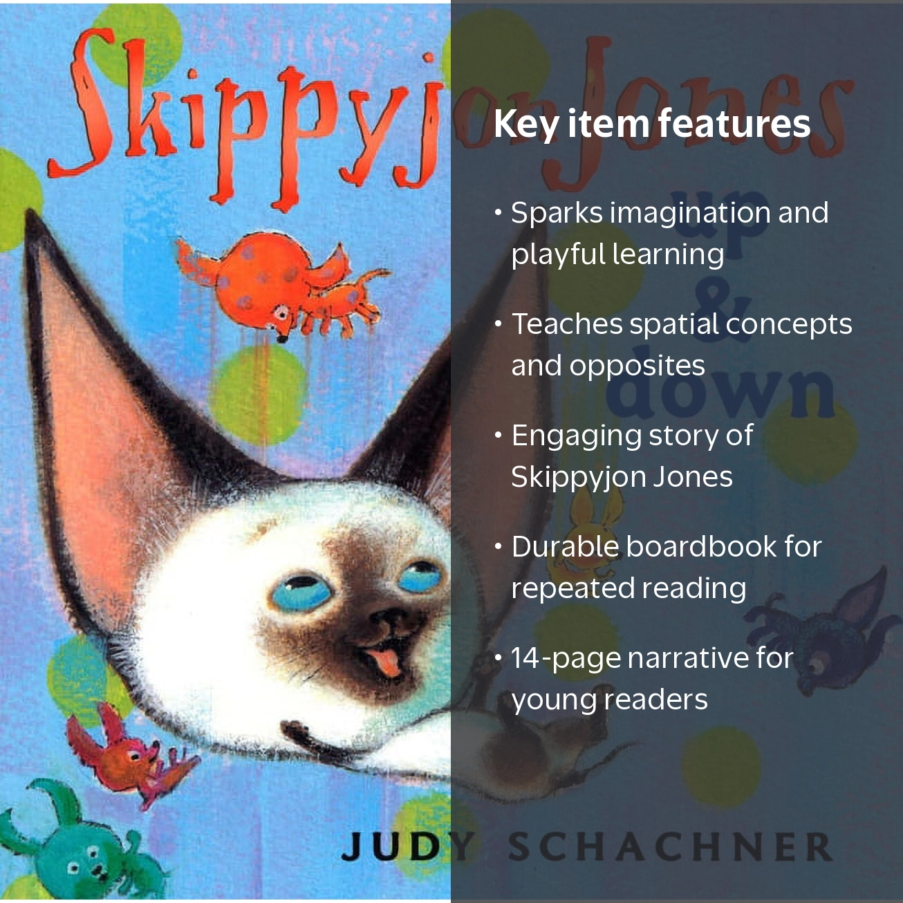 Skippyjon Jones: Up and Down (Board Book) - Walmart.com
