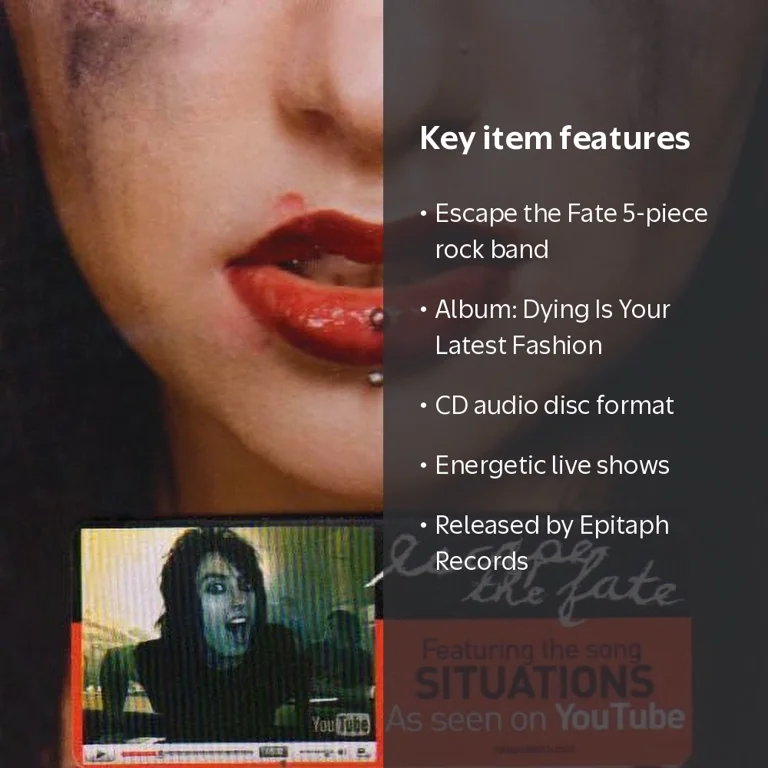 Escape the Fate - Dying Is Your Latest Fashion - Music