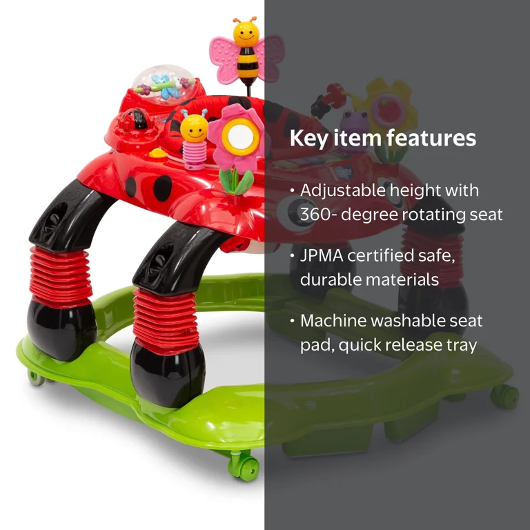 Delta Children Lil' Play Station 4-in-1 Activity Walke, Sadie the