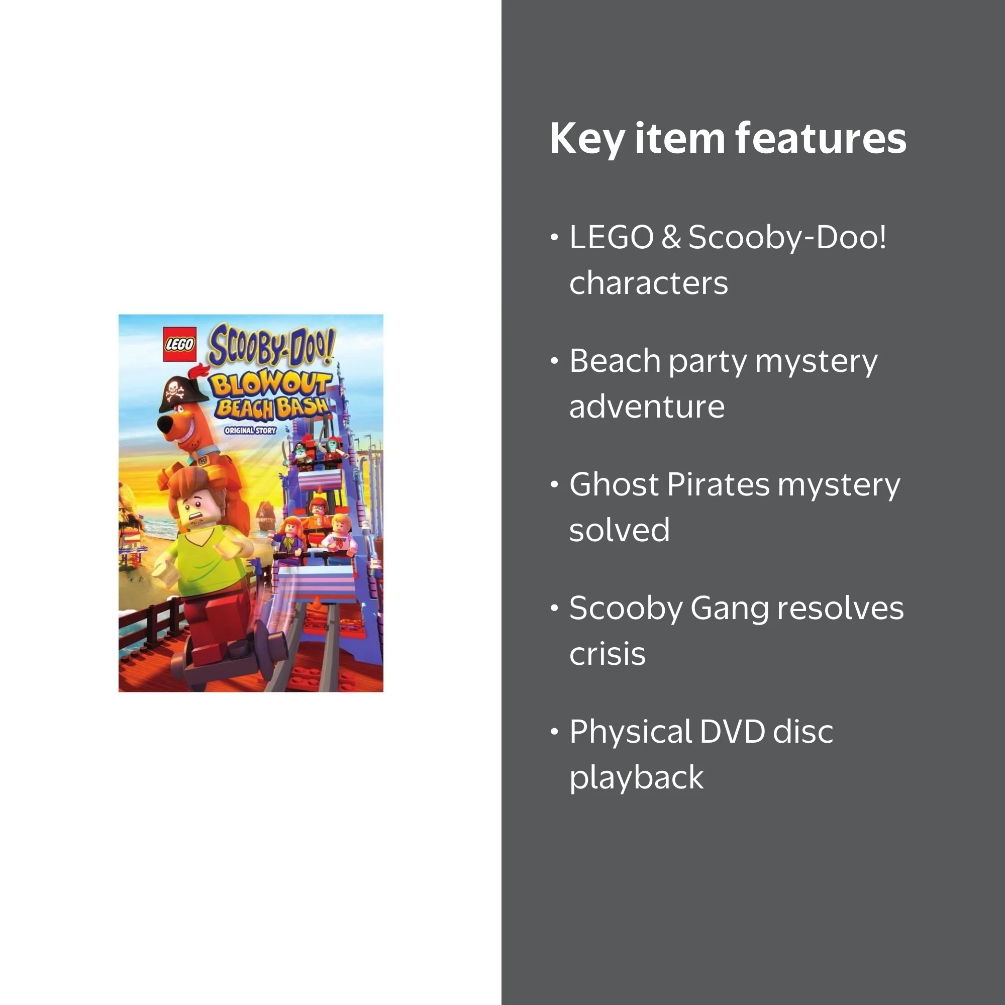 LEGO Scooby-Doo! Blowout Beach Bash (DVD) - Walmart.com