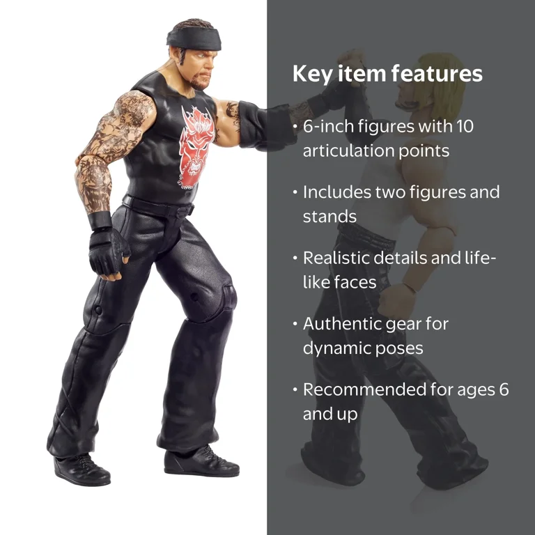 Free Shipping! WWE Undertaker Vs Jeff Hardy Championship Showdown
