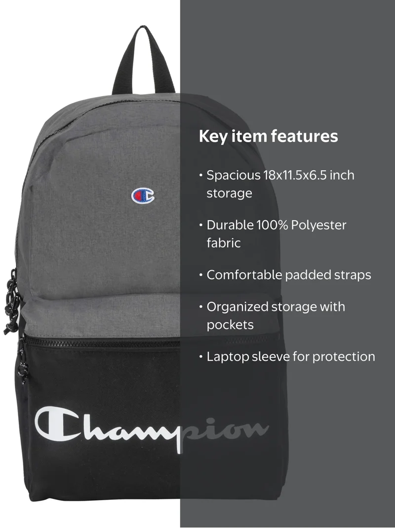 champion mini backpack men BUILT TO KEEP YOU ORGANIZED AND READY FOR ANYTHINGA feature Champion Level Backpack