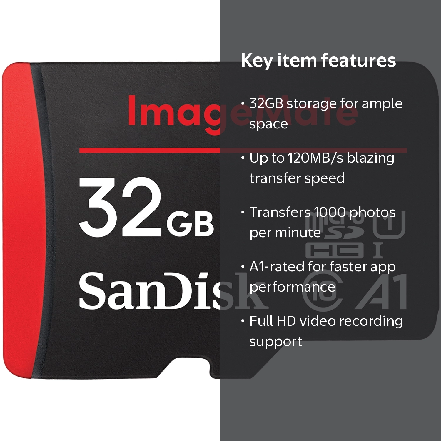 SanDisk 32GB ImageMate microSDHC UHS-1 Memory Card - Up to 120MB/s