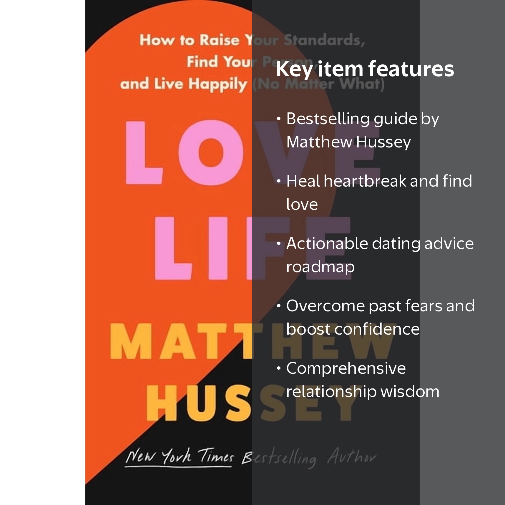 Matthew Hussey Book, How to Raise Your Standards, Find Your Person