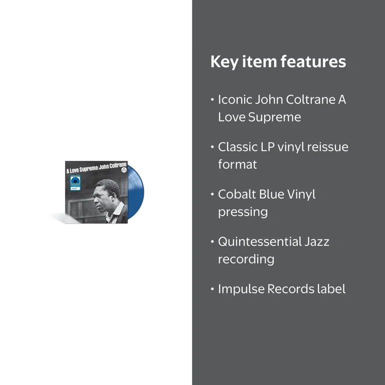 John Coltrane - A Love Supreme LP, Colored Vinyl - Jazz - Impulse