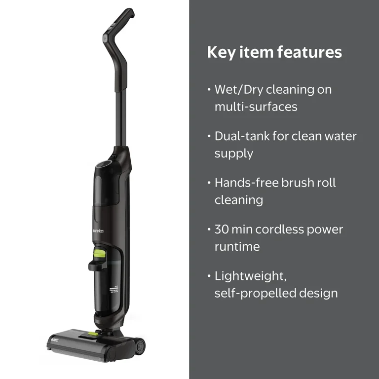 Eureka, Wet and Dry Vacuum, Cordless Dual Tank, Self-Cleaning