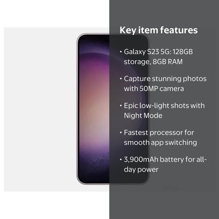 Samsung Galaxy S23 5G Dual SIM 128GB 8GB RAM, 50MP Camera