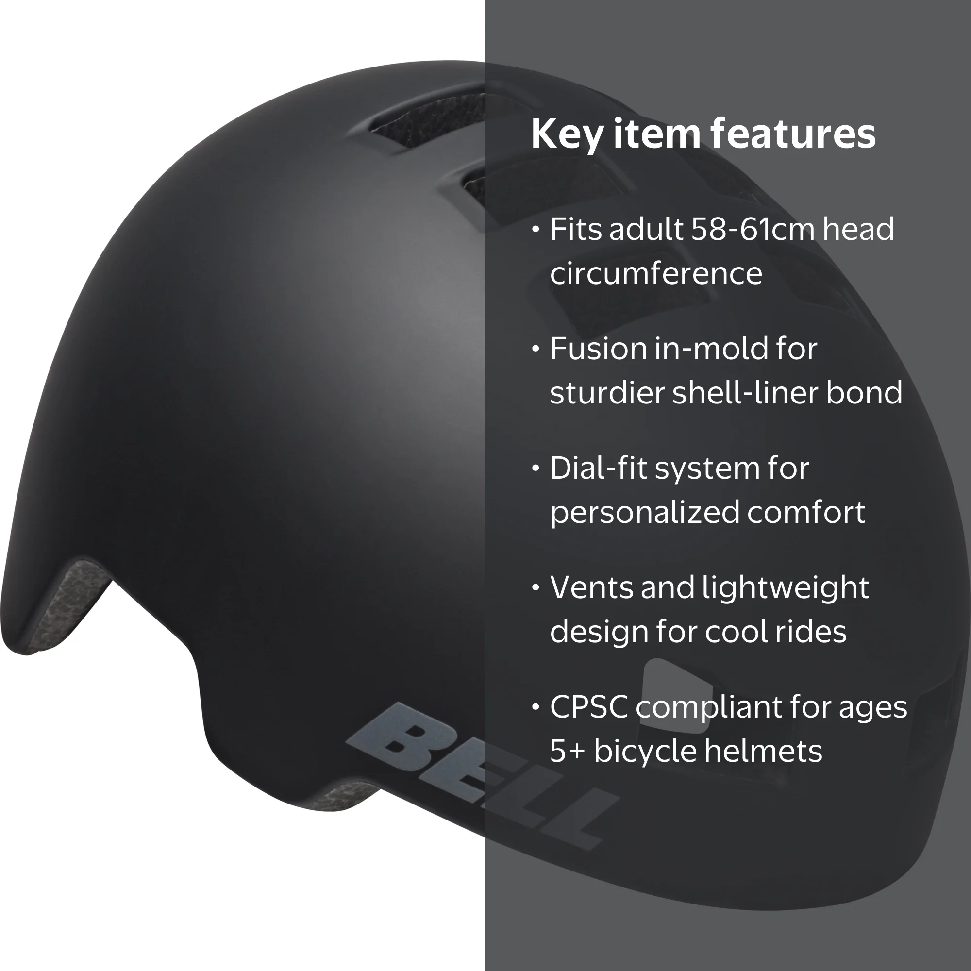 bell bmx bike helmet Full-10 Spherical Race Helmet-Arise Matte/Gloss Black J&R Bicycles, Inc or rock it while youre riding around town Bell Servo Adult BMX Helmet,
