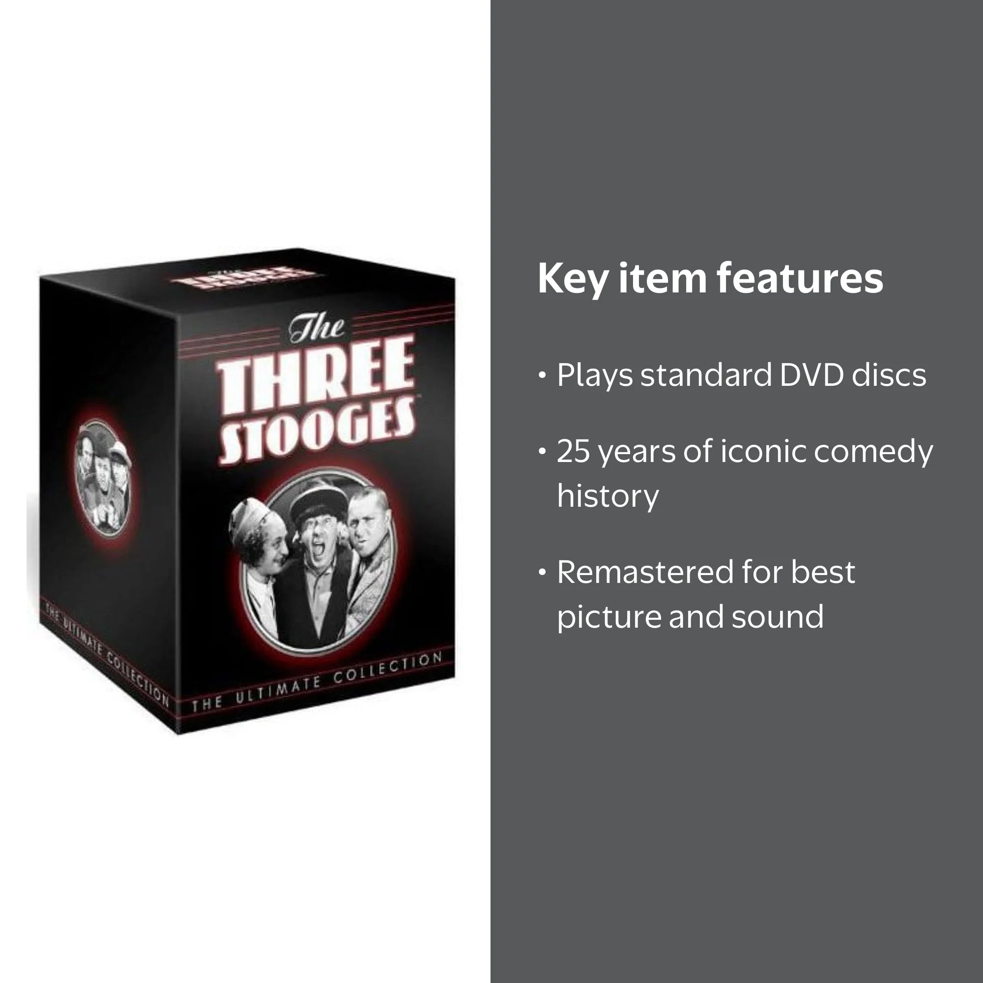 The Three Stooges: The Ultimate Collection (DVD) - Walmart.com