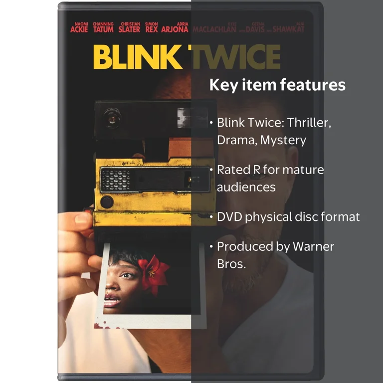 Anderson, DVD, Blink Twice, Thriller, Drama, Warner Bros - Walmart.com