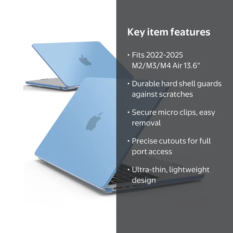 IBENZER Compatible with 2025 2024 2023 2022 MacBook Air 13 inch