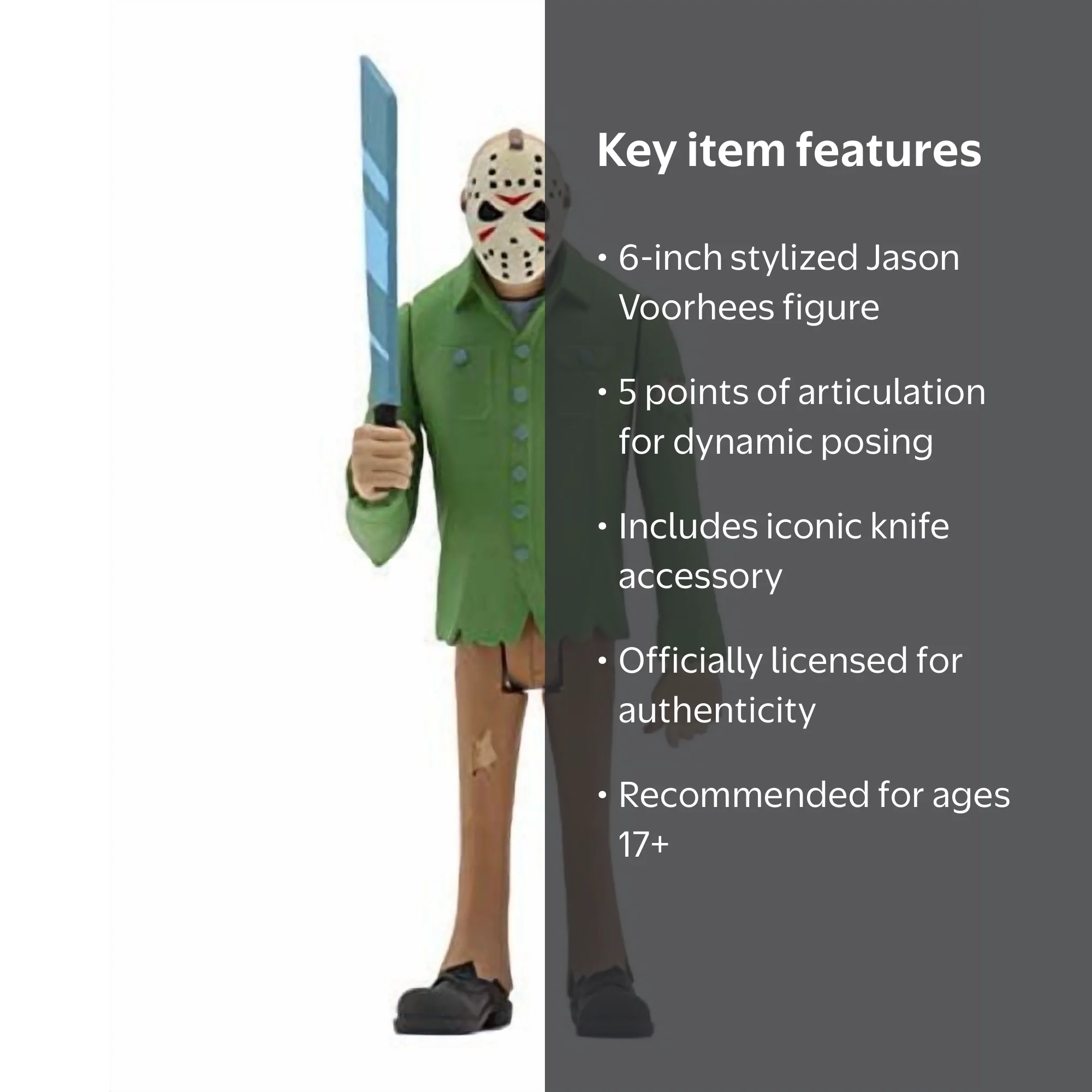 Friday the 13th Jason Voorhees 6” Scale Toony Terror Action Figure