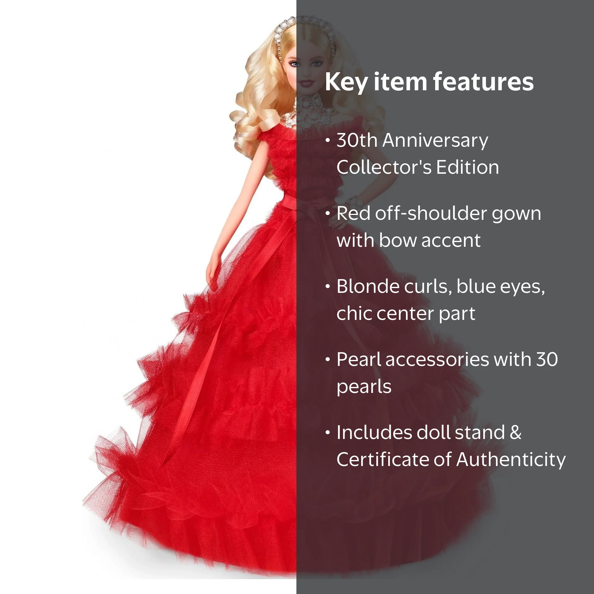 2018 holiday collector barbie signature doll with stand - Walmart.com