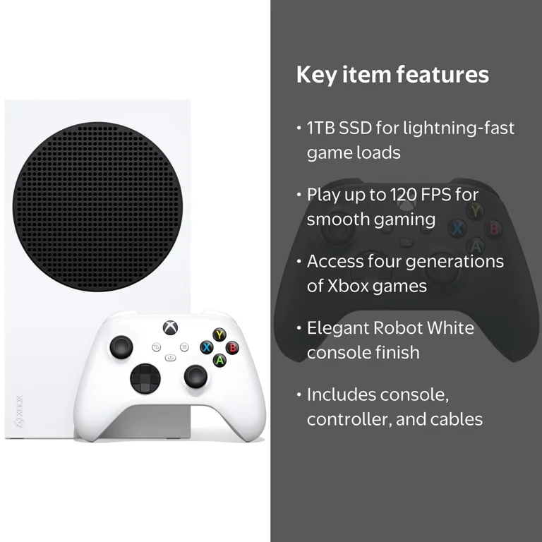 Xbox Series S本体 Microsoft Xbox Series S – 1TB White - Walmart.com