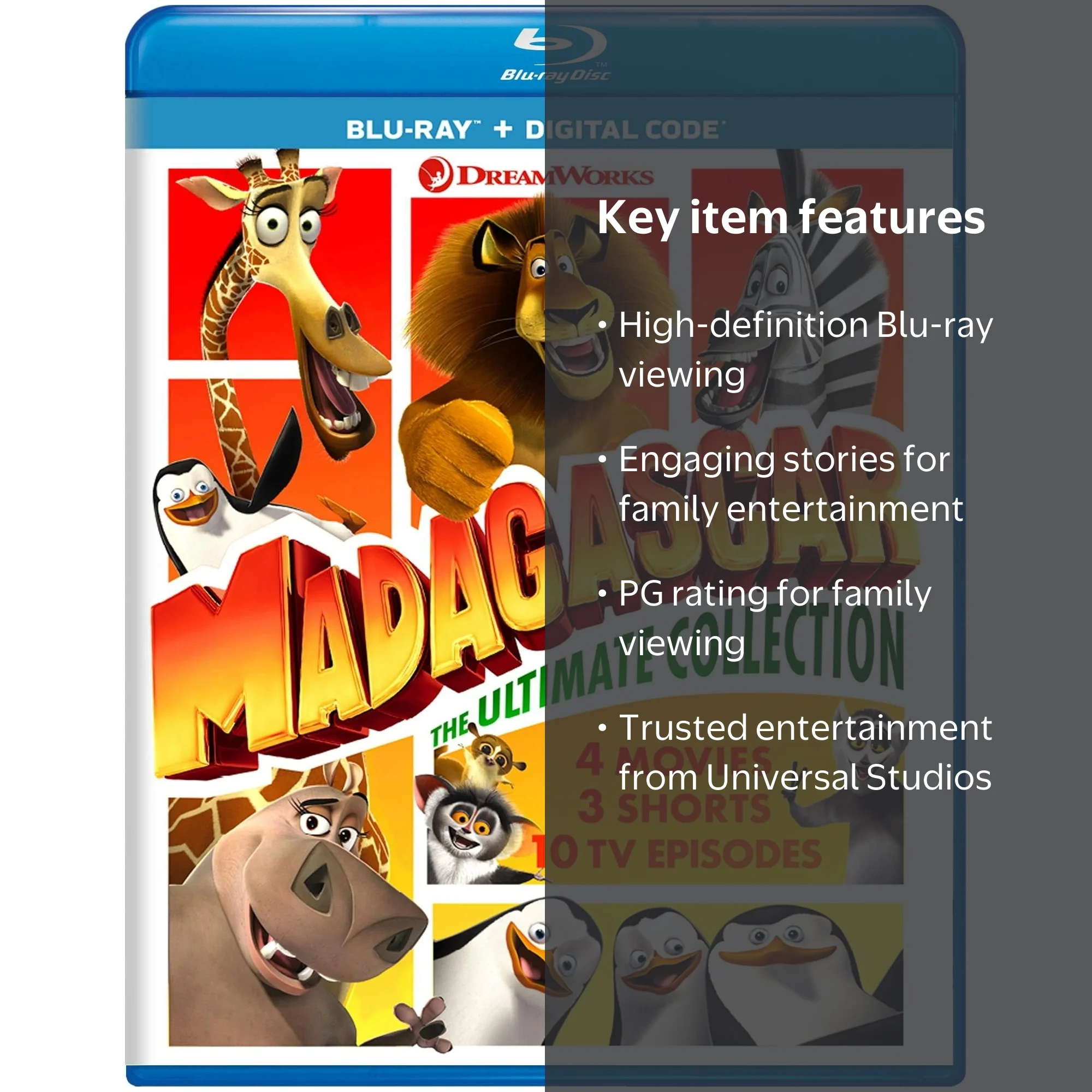 (未使用･未開封品)Madagascar [Blu-ray] Amazon.com: Madagascar [Blu-ray] : Ben Stiller, Chris Rock, David