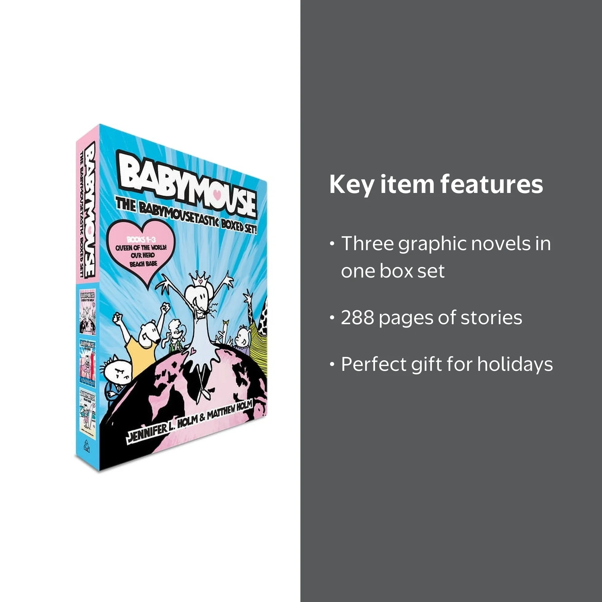 Babymouse The Babymousetastic Boxed Set!: Books 1-3 (a Graphic