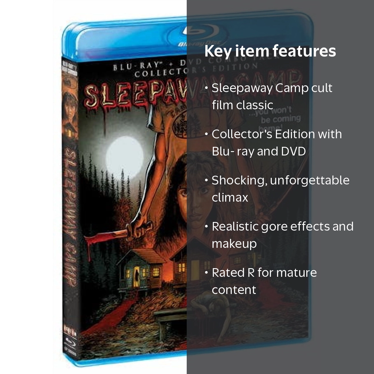 SDS, Sleepaway Camp, Collector's Edition, Blu-ray, R Movie Genre