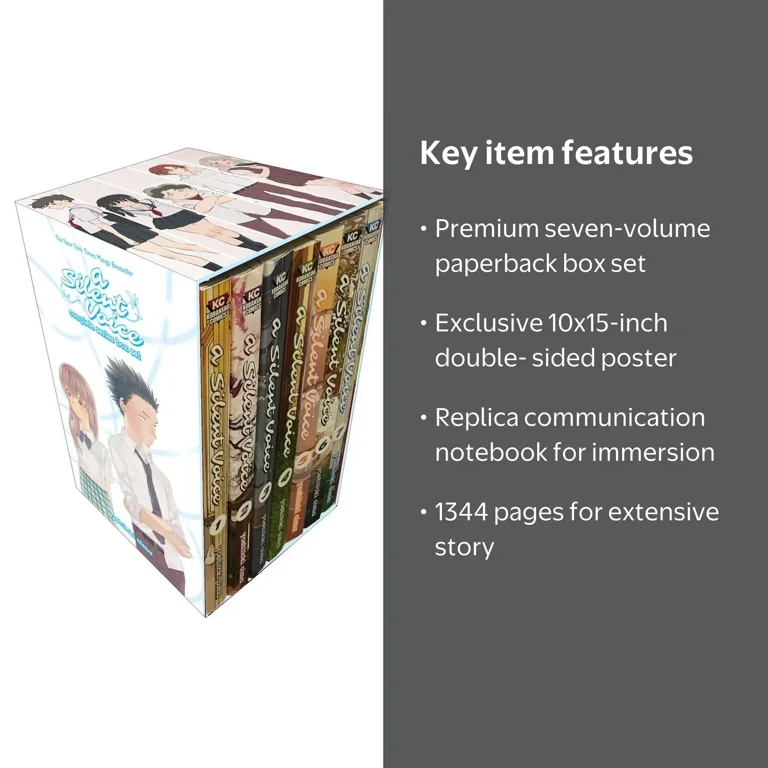 Yoshitoki Oima, A Silent Voice Complete Series Box Set, 7 volumes