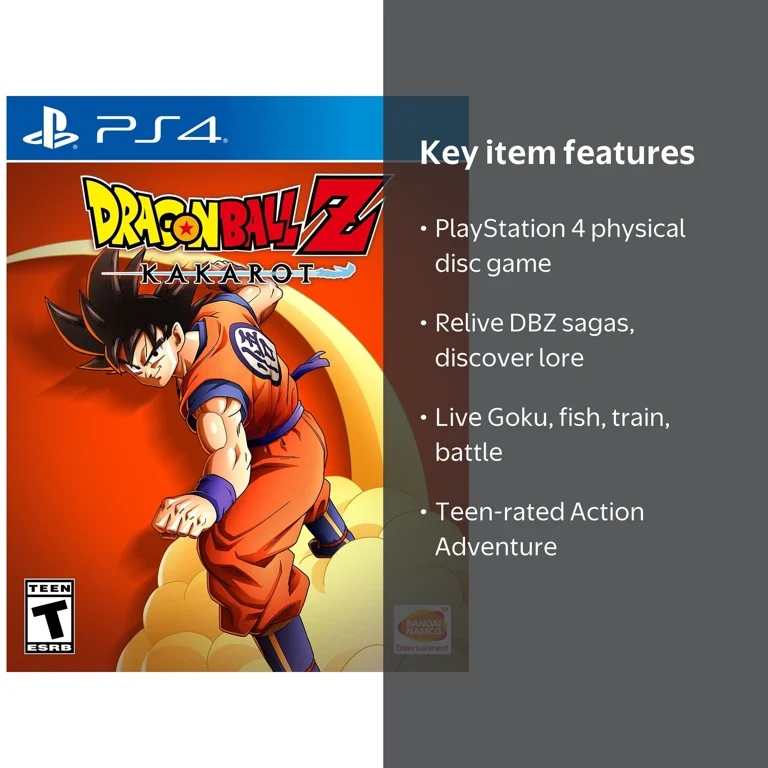 Bandai Namco, Action Adventure Game, DRAGON BALL Z Kakarot, Rated