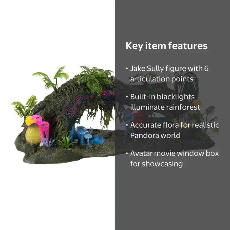 Disney Avatar Deluxe Pandora World - Omatikaya Rainforest, Jake