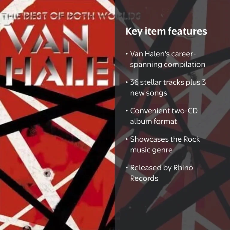 Rhino, Van Halen, Best of Both Worlds, Music and Performance, CD