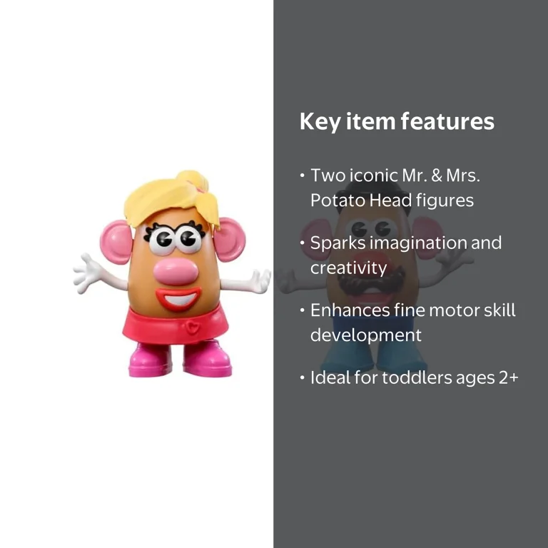POTATO HEAD, Mr. & Mrs. Potato Head Assortment, HSBF9416, 25