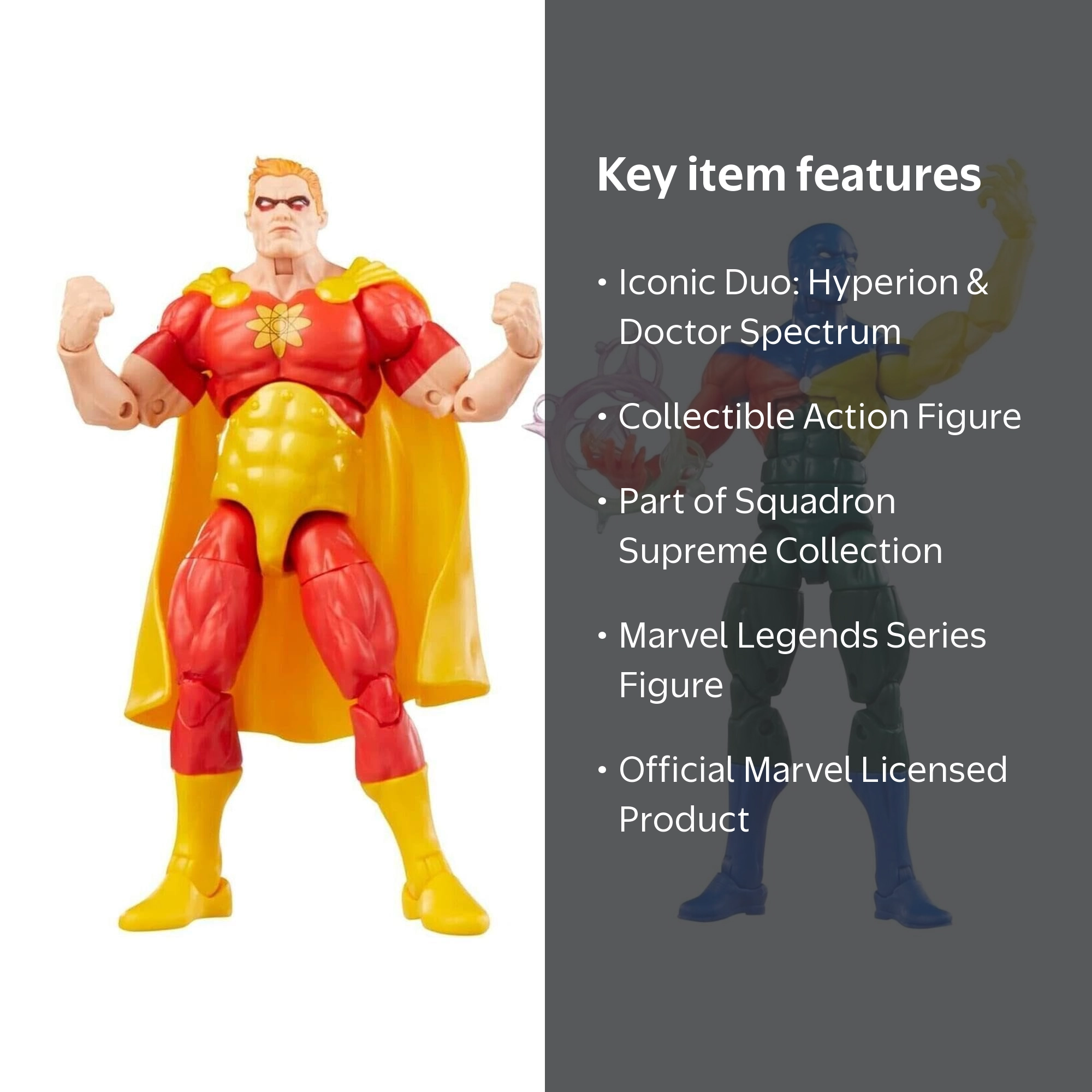 Hasbro Marvel Series 6 inch Legends Squadron Supreme Hyperion