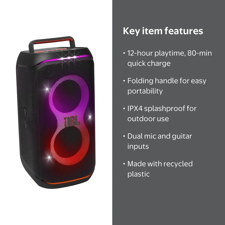 JBL PartyBox Club 120 Bluetooth Portable Party Speaker - Walmart.com