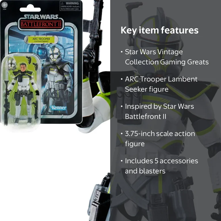 Star Wars TVC ARC Trooper Lambent Seeker Action Figure - Walmart.com