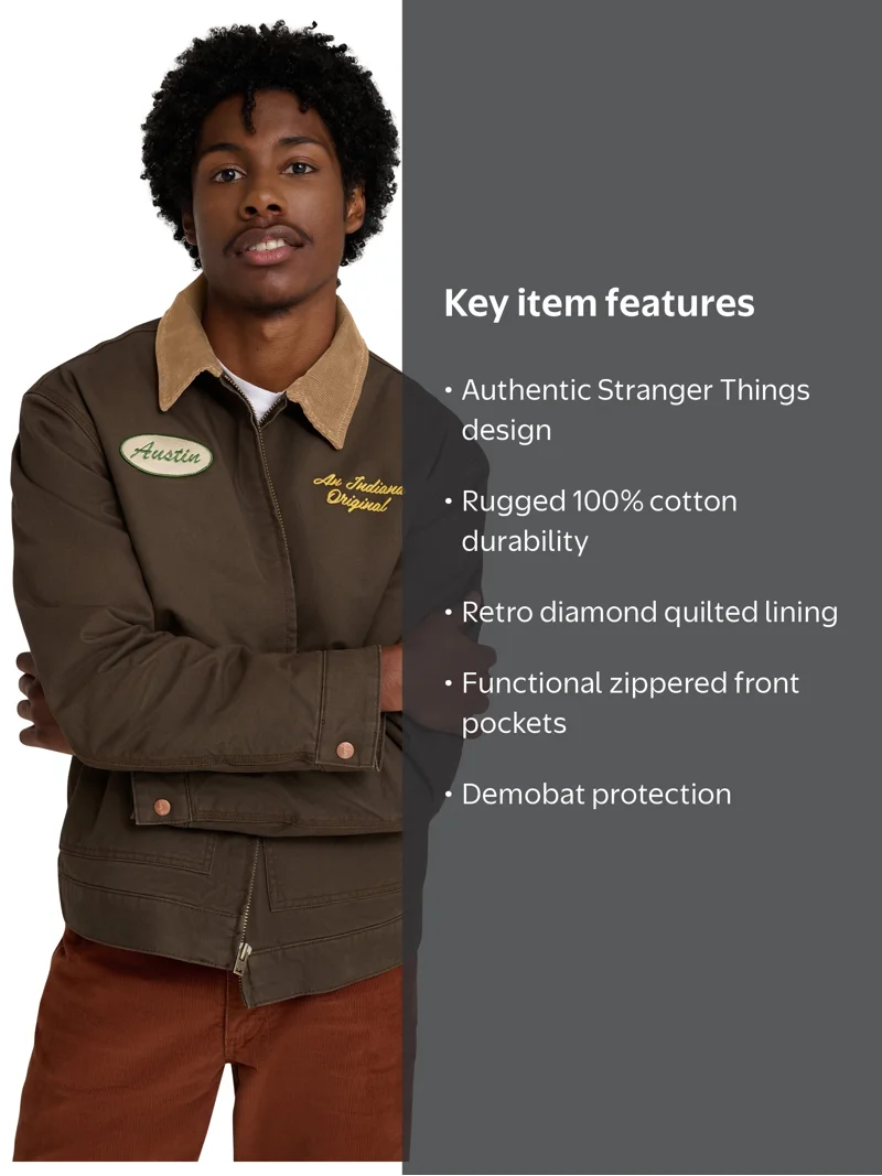 Wrangler® x Stranger Things® Murray Jacket - Walmart.com