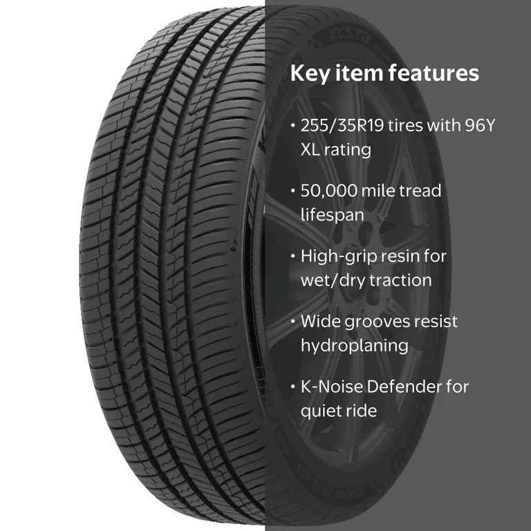 Kumho Ecsta Sport A/S PA71 All Season 255/35R19 96Y XL Passenger