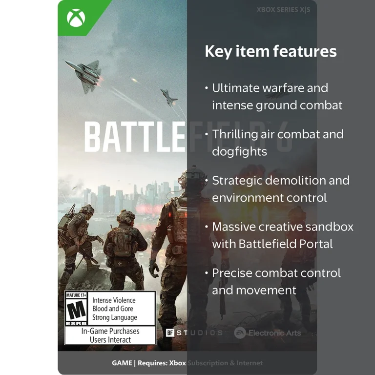 Battlefield 6 新品未開封品 Battlefield 6: Standard Edition - Xbox Series X - Walmart.com