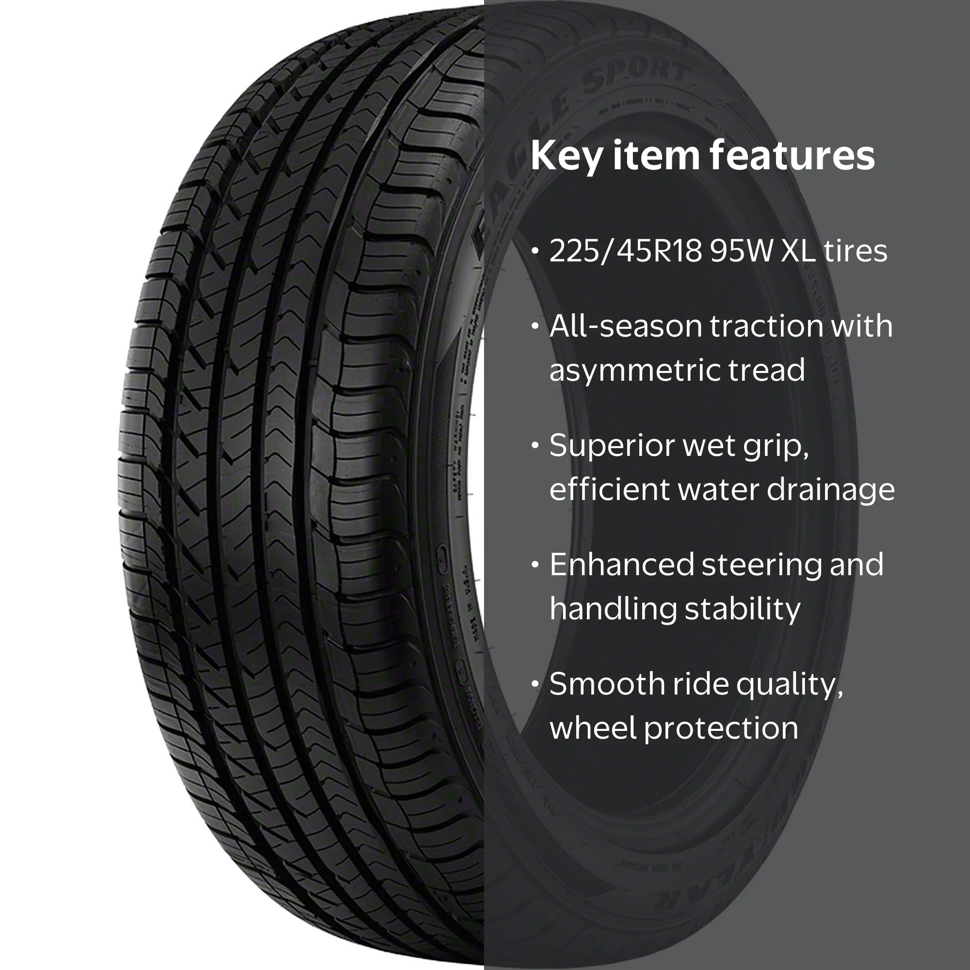 225/45 R18 GOODYEAR EAGLE LXEXE ラジアルタイヤ k2-_93961569-83b8-45a3-b19f-