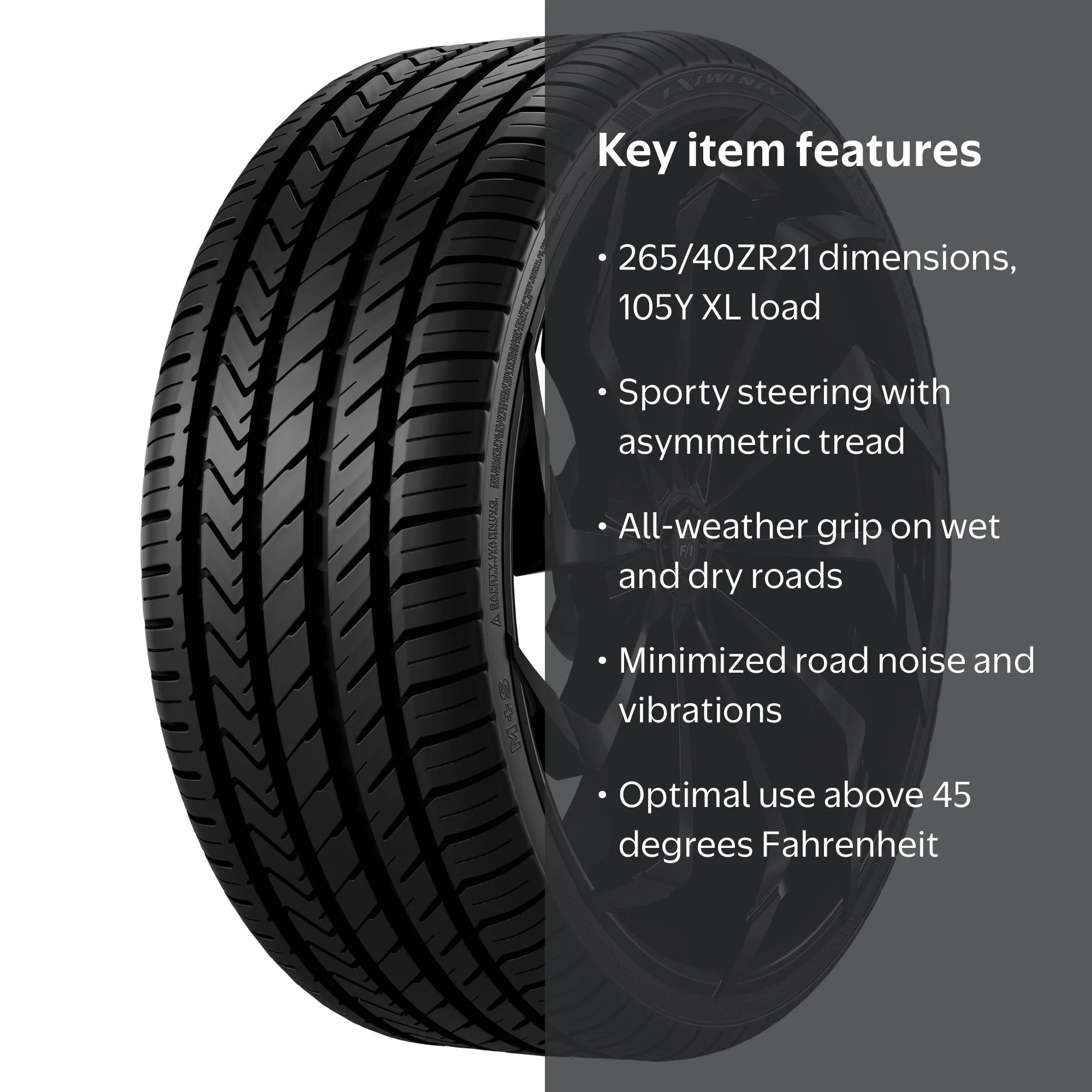 Lexani LX-Twenty Performance 265/40ZR21 105Y XL Passenger Tire