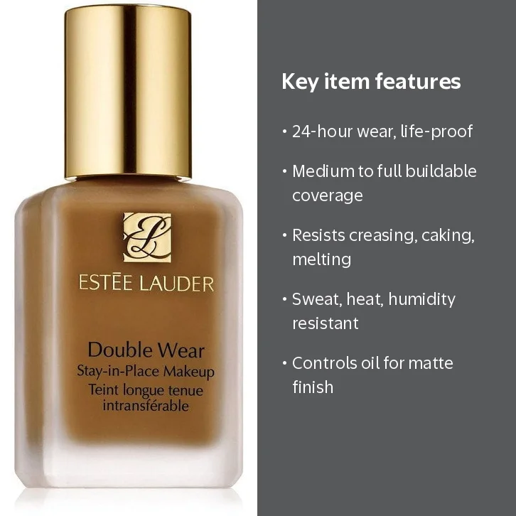 ESTEE LAUDER Double Wear Foundation 6N2 TRUFFLE 1oz - Imperfect