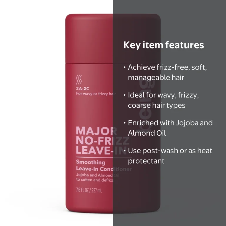 being MAJOR NO-FRIZZ Smoothing Leave-In Conditioner with Jojoba