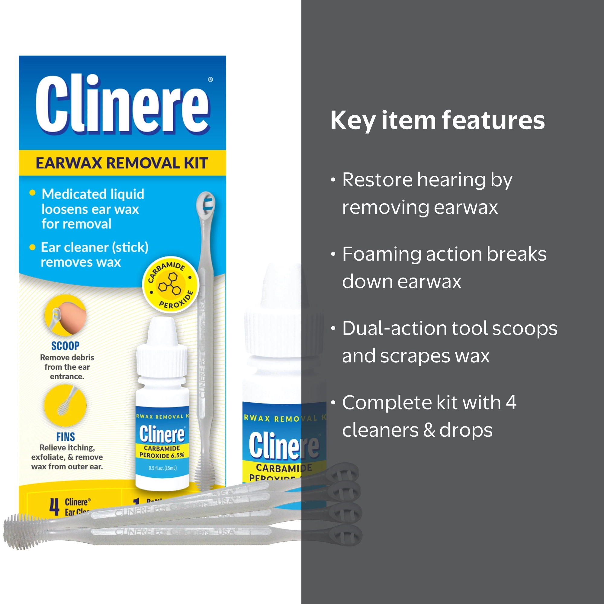 Clinere Carbamide Peroxide Ear Care Kit HSA/FSA Eligible - Walmart.com