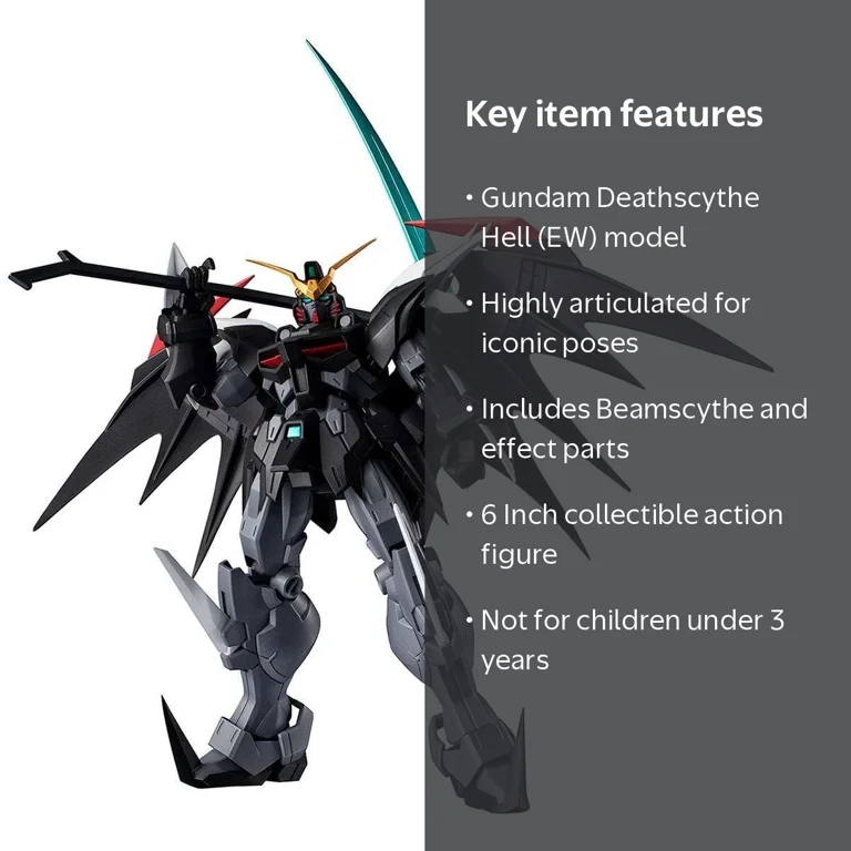 Gundam Universe XXXG-01 D2 Gundam Deathscythe Hell (EW) Action
