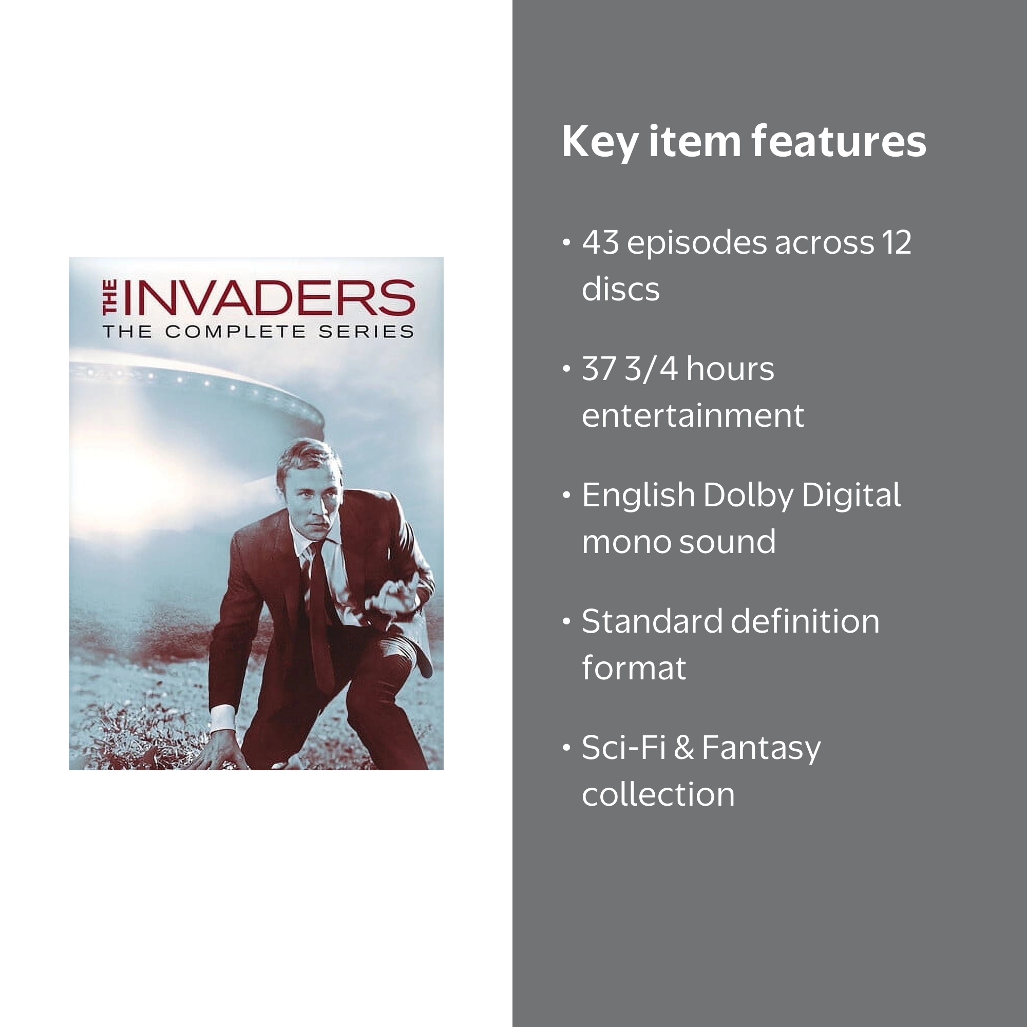 The Invaders: The Complete Series (DVD), Paramount, Sci-Fi
