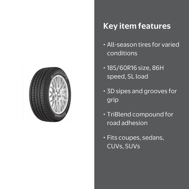 Yokohama Avid Ascend GT 185/60R16 86 H All Season Performance