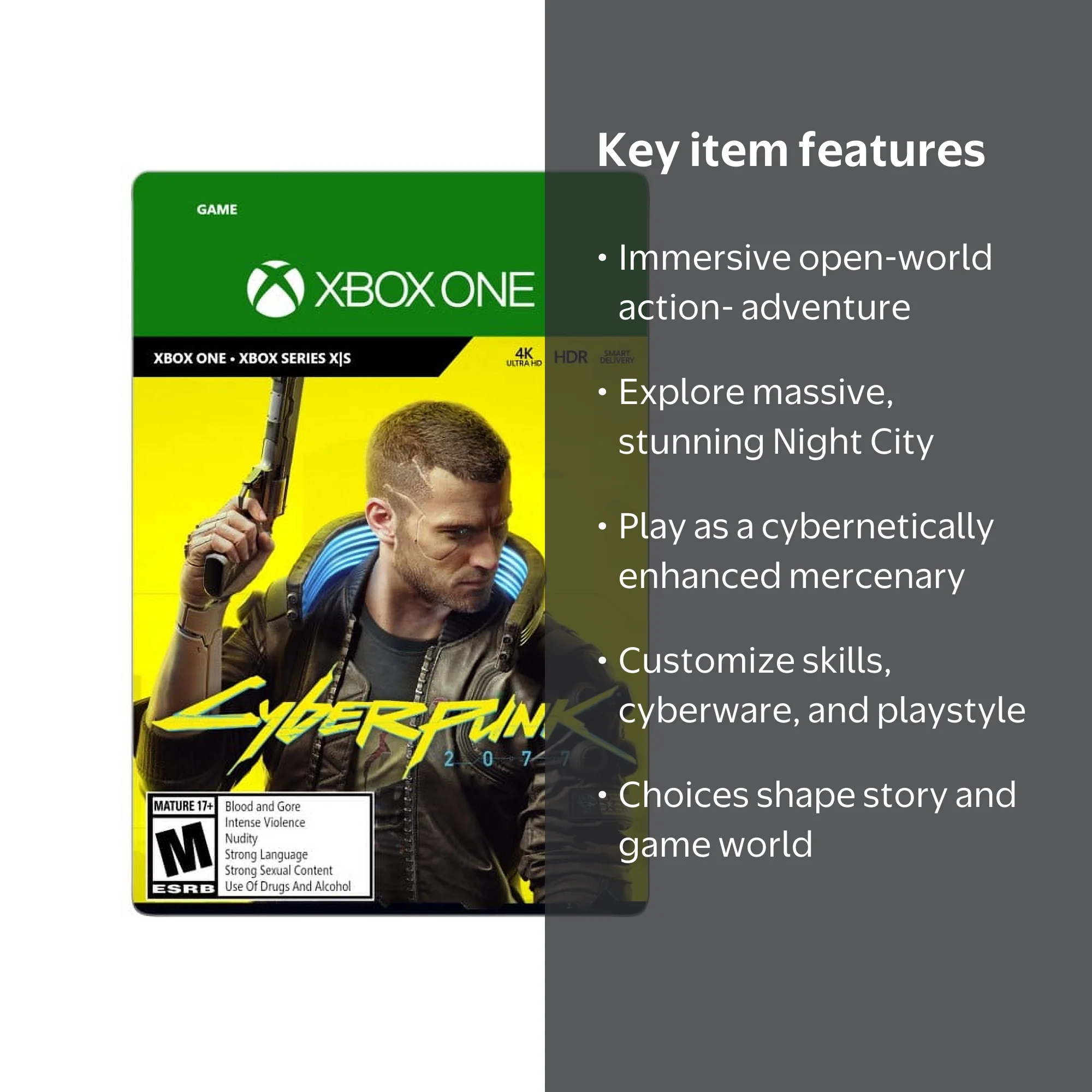 Microsoft: Cyberpunk 2077 Prepaid Gaming eCard, Xbox Series X