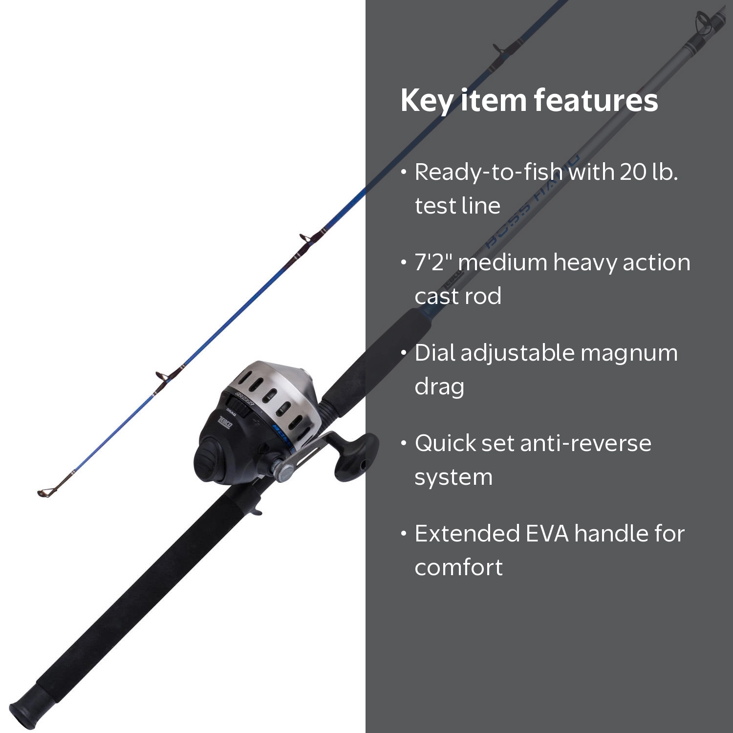 Zebco 808 Boss Hawg Spincast Combo - Walmart.com