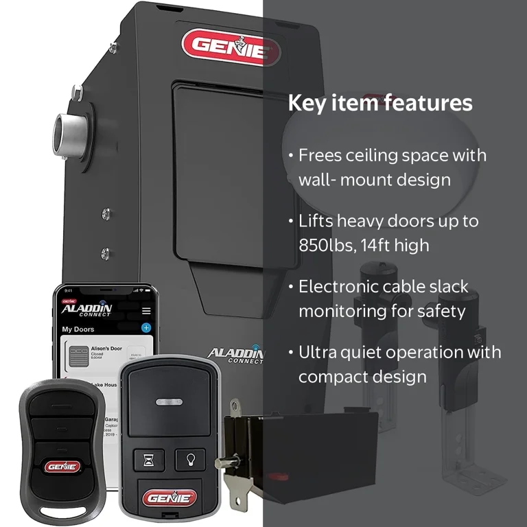 Genie 6172H-O Smart Garage Door Opener with Aladdin Connect, Wall