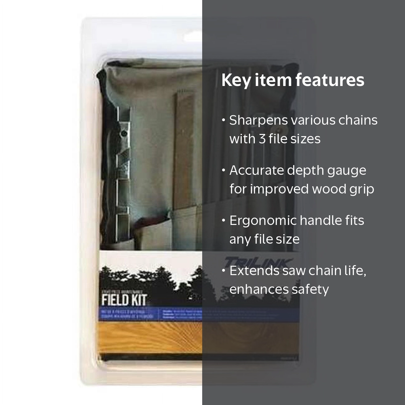 Trilink Saw Chain Sharpening Kit with Carry Case for 3/8, .325