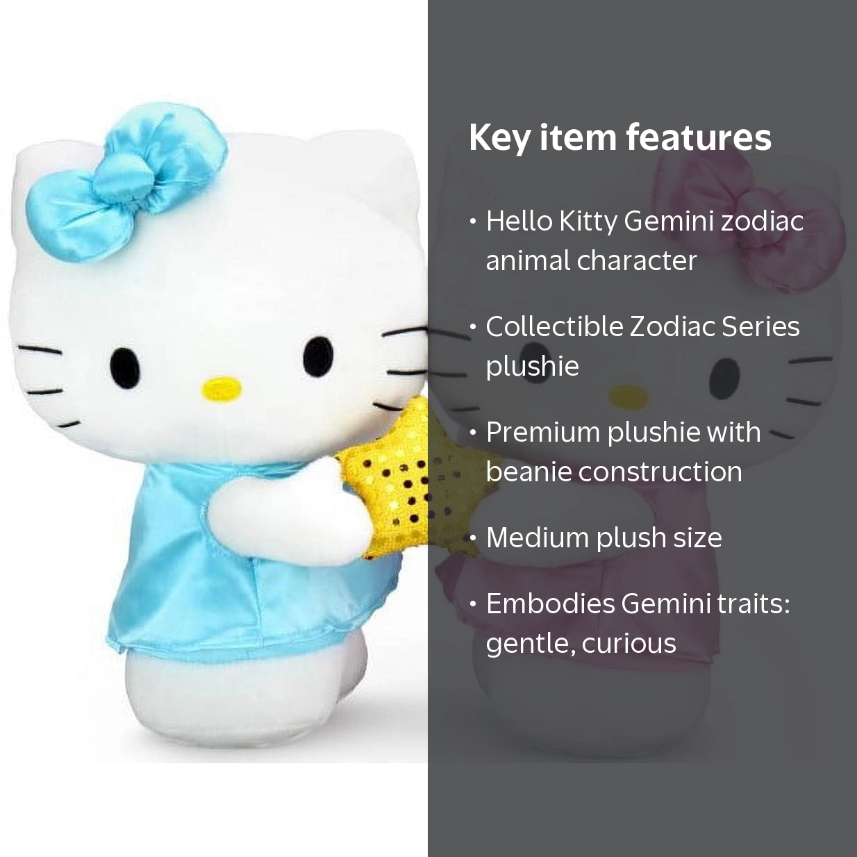 Sanrio Star Sign Gemini Medium Plush - Walmart.com