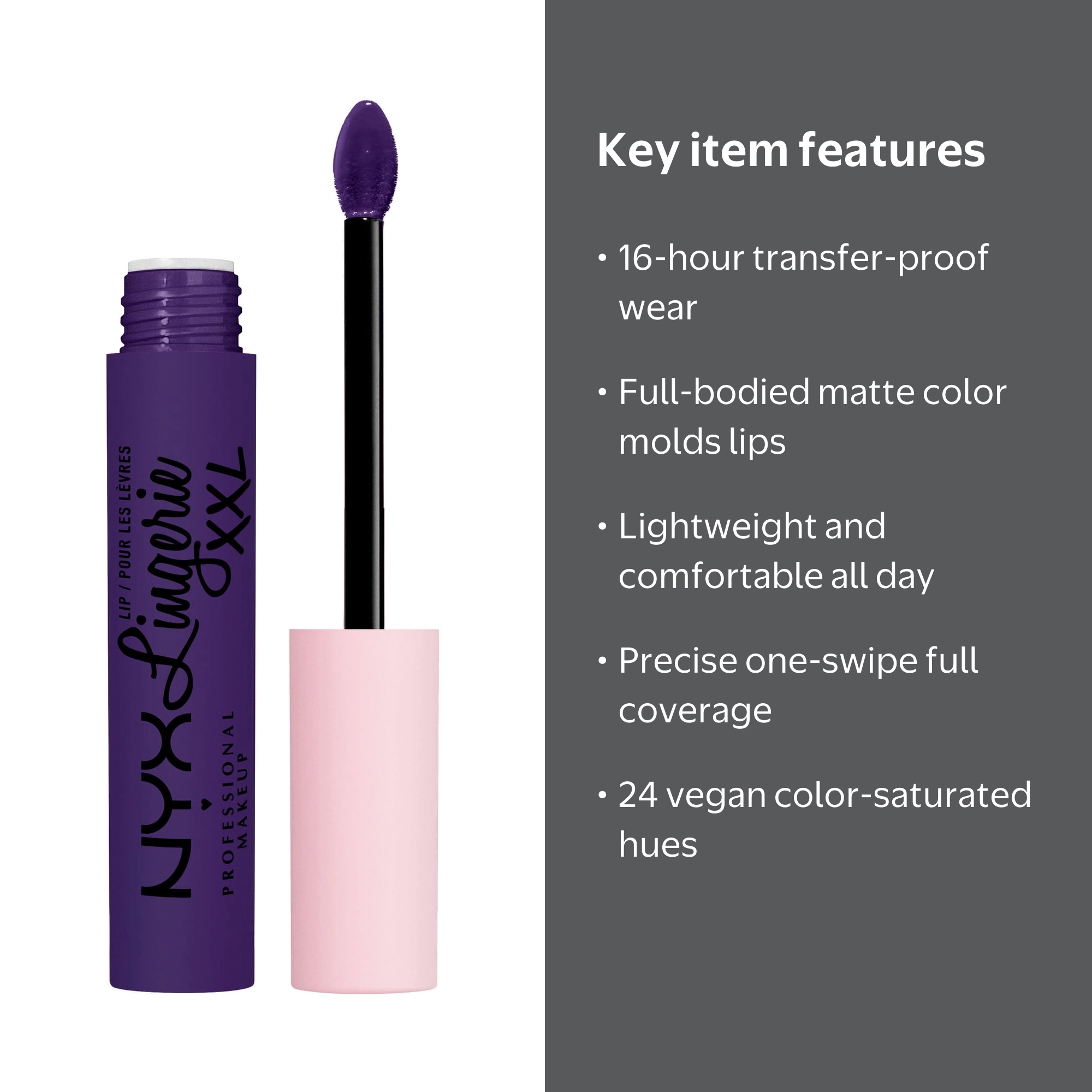 NYX Professional Makeup Lip Lingerie XXL Lightweight Long-Lasting