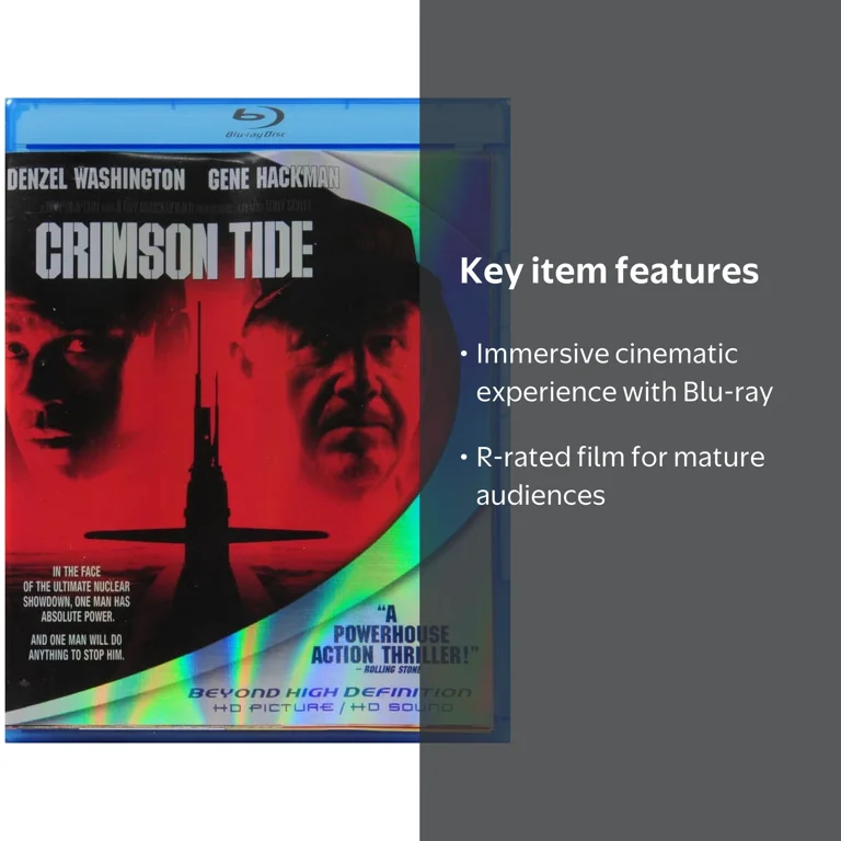 Mill Creek's Crimson Tide Action & Adventure Movie (Blu-ray