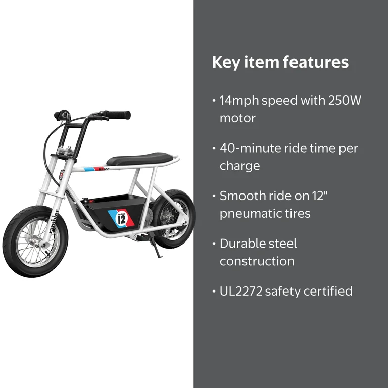 Razor, Electric Scooter, Rambler 12, 14 mph, 12