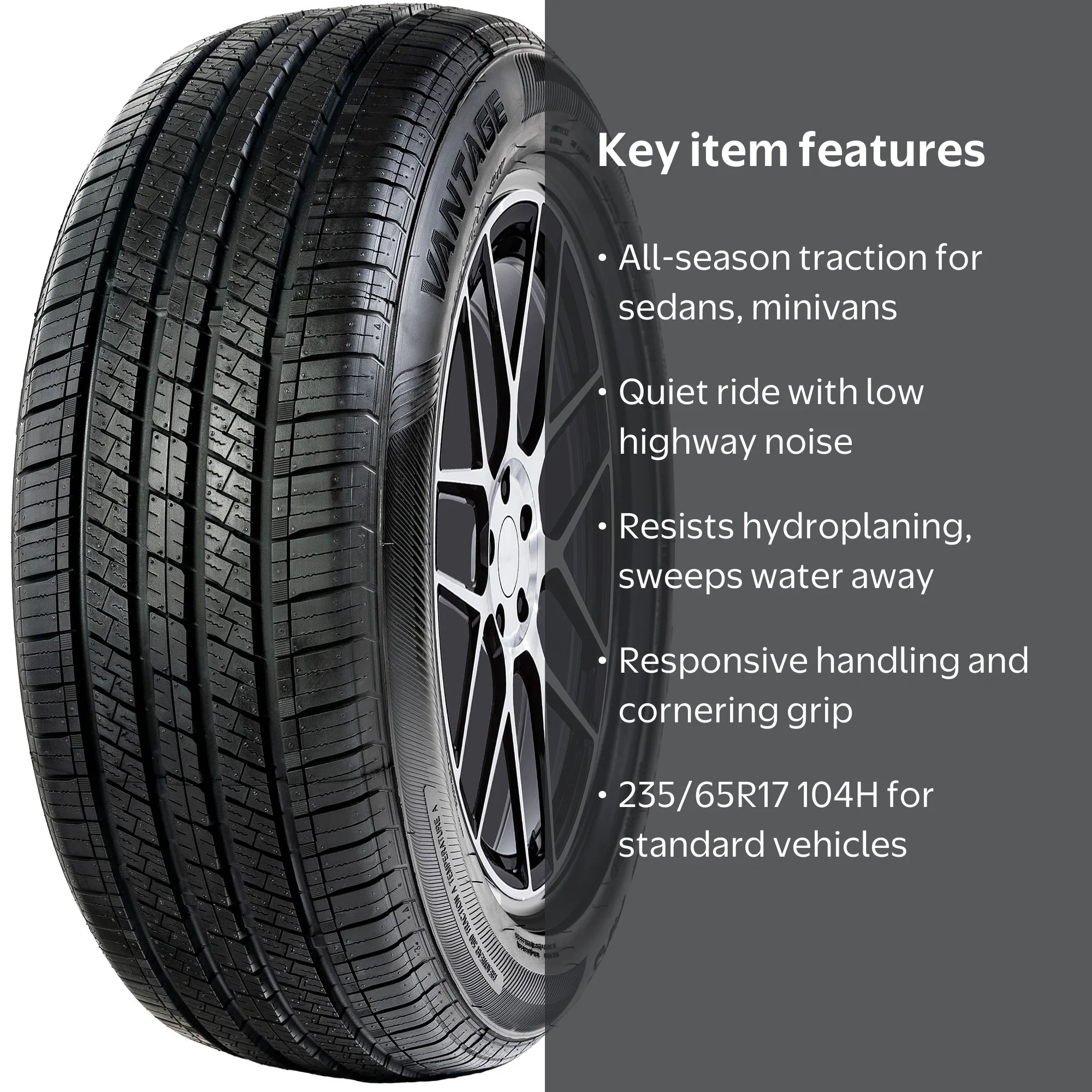 Vantage Touring AS All Season 235/65R17 104H Passenger Tire